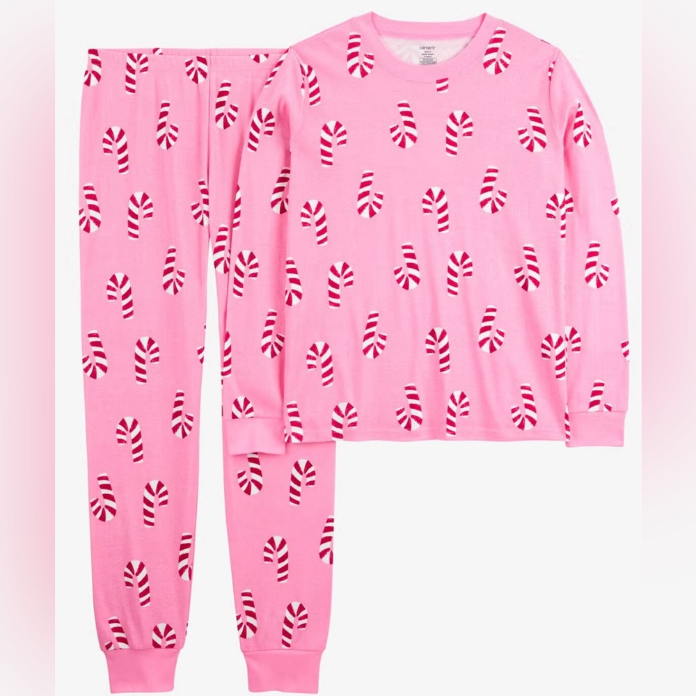 Pair of adult holiday pajamas